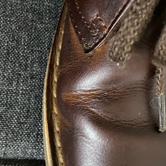 Clarks Mens Brown Leather Ankle Casual Chukka Desert Boots- Sz-8.5 - Picture 13 of 16